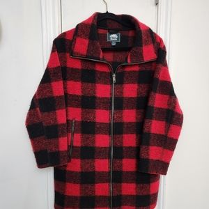 Roots sweater 3/4 length jacket